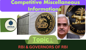 RBI & Governors of RBI