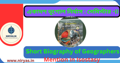 Short Biography of Geographers